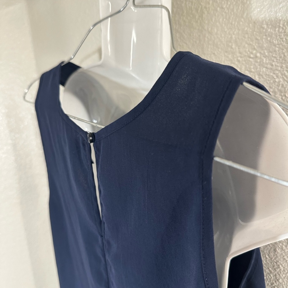 Flowy navy tank top. Size S